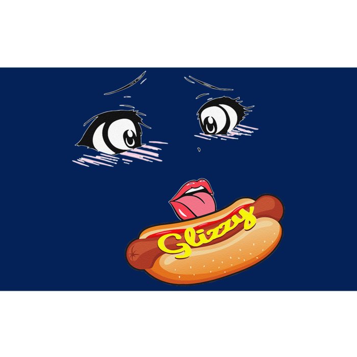 Anime Girl Ahegao Glizzy Hotdog Bumper Sticker