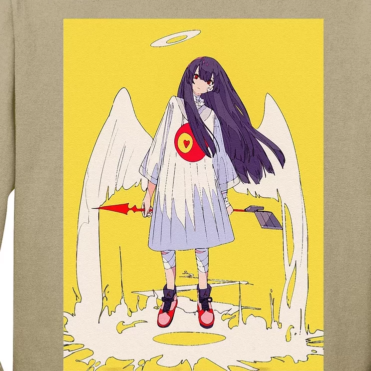 Anime Girl Angel Waifu Japanese Aesthetic Otaku Kawaii Long Sleeve Shirt