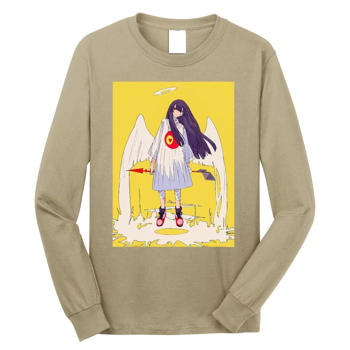 Anime Girl Angel Waifu Japanese Aesthetic Otaku Kawaii Long Sleeve Shirt