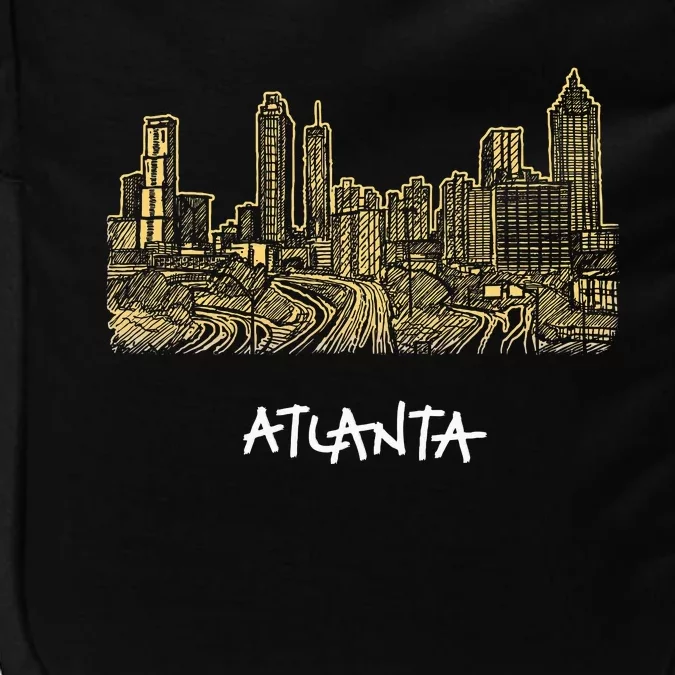 Atlanta Georgia Atl Peach State Skyline Panorama Impact Tech Backpack