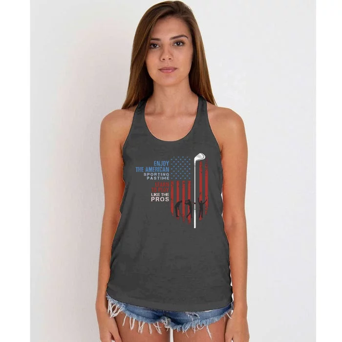 American Golf Women's Knotted Racerback Tank