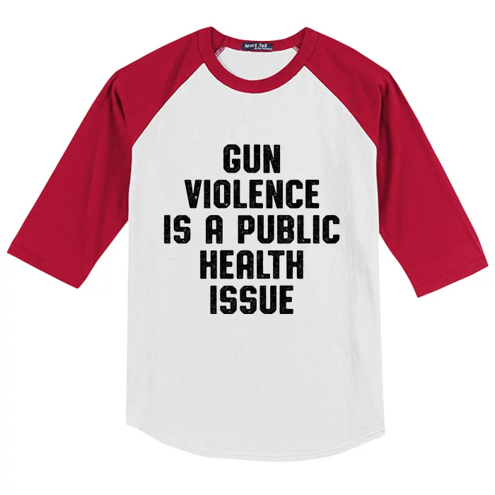 Anti Gun Awareness | Stop Gun Violence | March For Our Lives Kids Colorblock Raglan Jersey