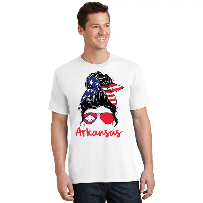 Arkansas Girl Arkansas Flag State Girlfriend T-Shirt