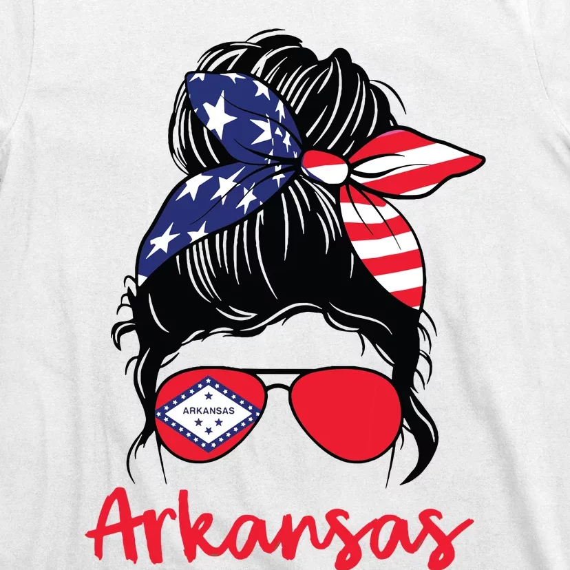 Arkansas Girl Arkansas Flag State Girlfriend T-Shirt