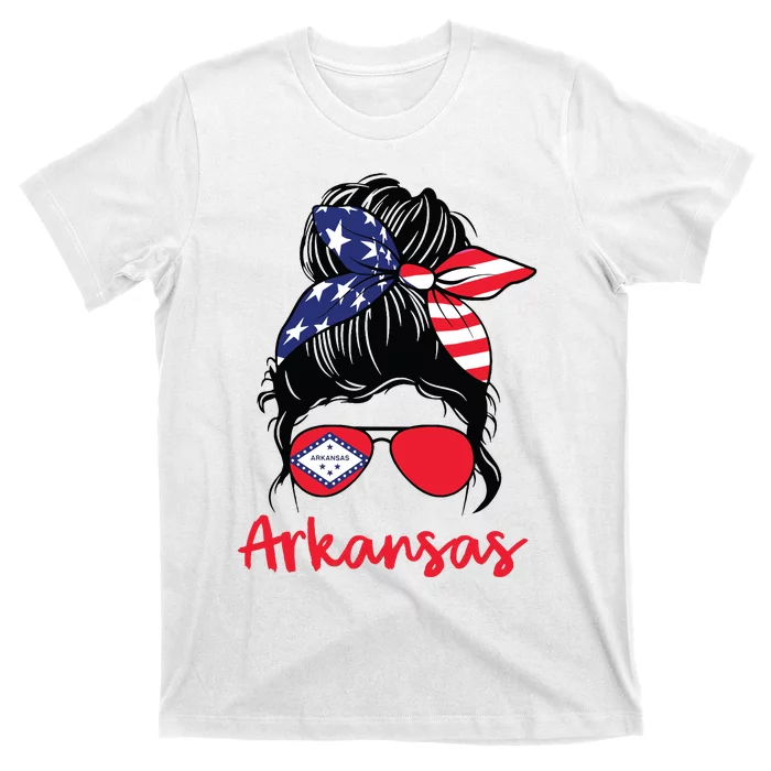 Arkansas Girl Arkansas Flag State Girlfriend T-Shirt