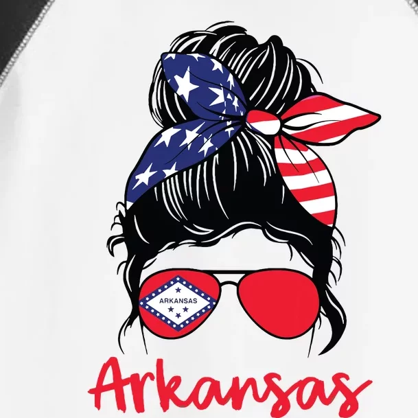 Arkansas Girl Arkansas Flag State Girlfriend Toddler Fine Jersey T-Shirt