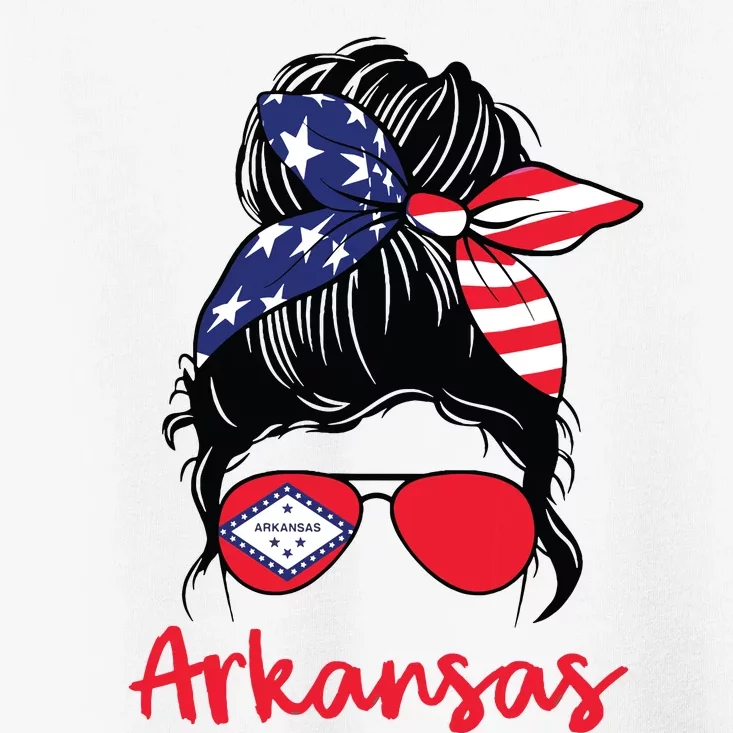 Arkansas Girl Arkansas Flag State Girlfriend Toddler T-Shirt