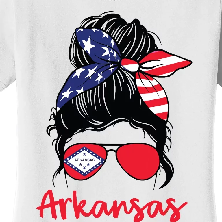 Arkansas Girl Arkansas Flag State Girlfriend Women's T-Shirt