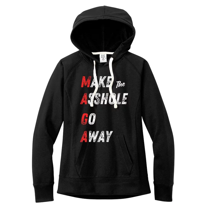 Asshole Go Away Women's Fleece Hoodie