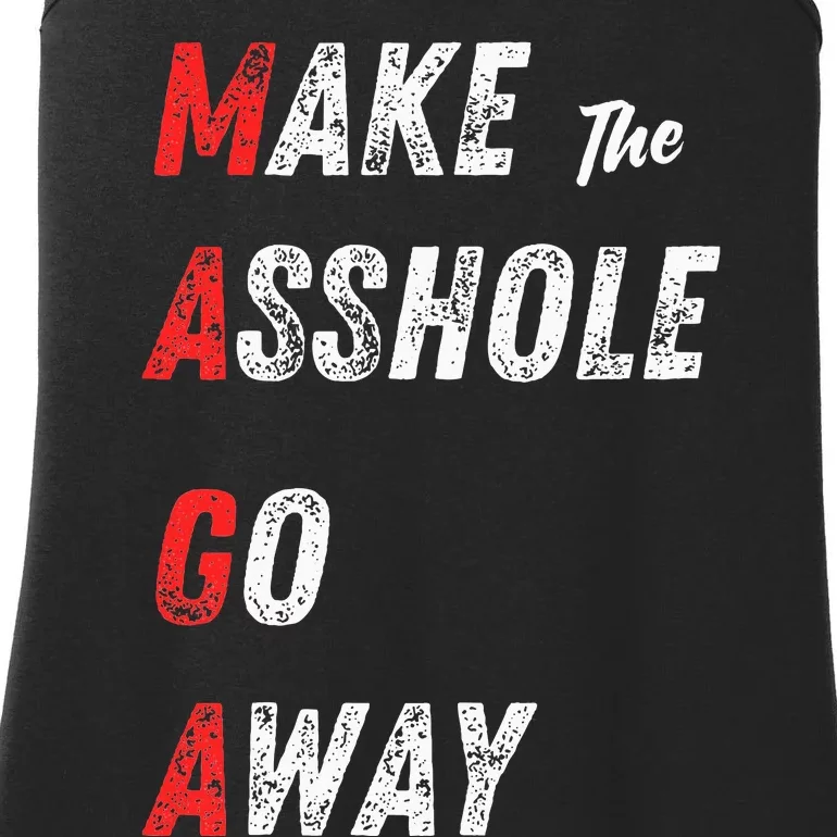 Asshole Go Away Ladies Essential Tank