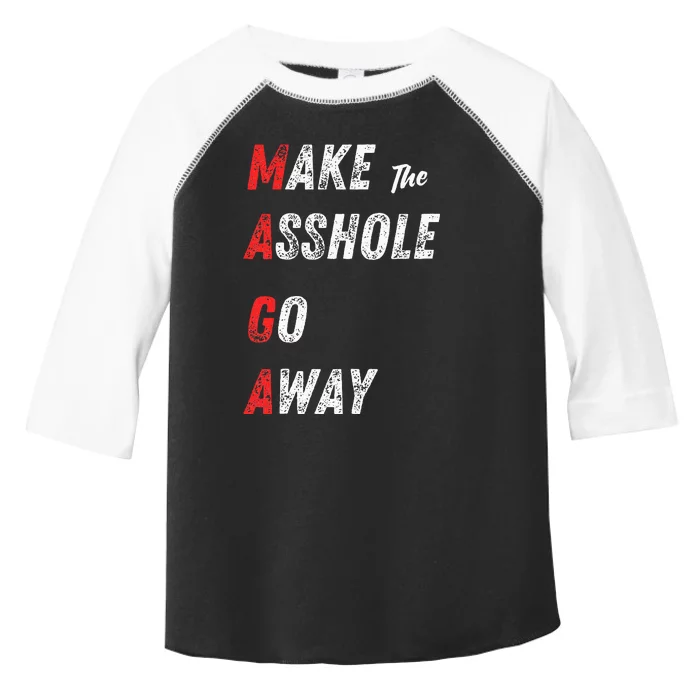 Asshole Go Away Toddler Fine Jersey T-Shirt