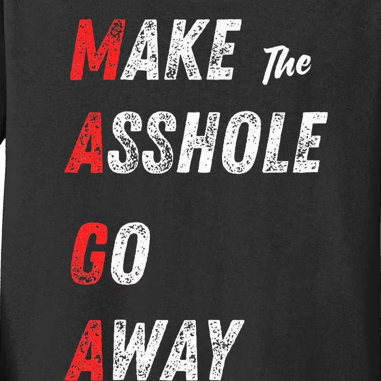 Asshole Go Away Kids Long Sleeve Shirt