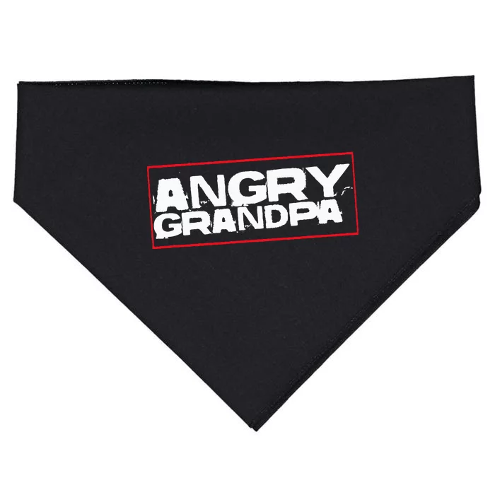 Angry Grandpa USA-Made Doggie Bandana