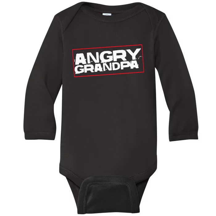 Angry Grandpa Baby Long Sleeve Bodysuit