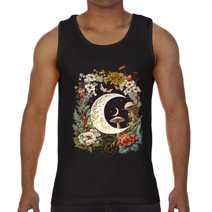 Aesthetic Goblincore And Dark Cottagecore Mushroom Comfort Colors® Tank Top