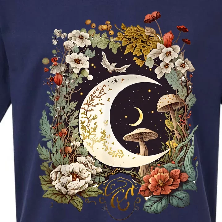 Aesthetic Goblincore And Dark Cottagecore Mushroom Sueded Cloud Jersey T-Shirt