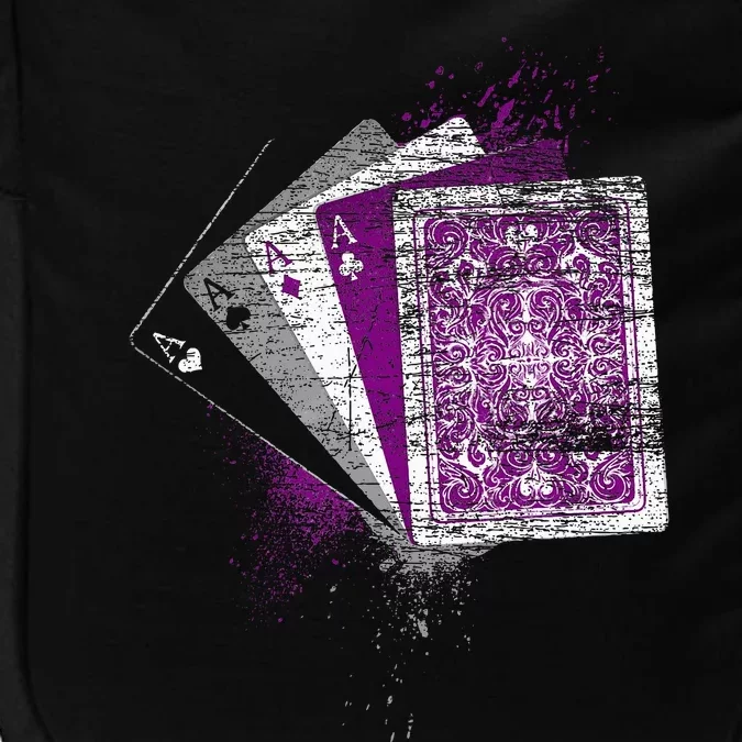 Asexuality Gift Ace Flag Playing Cards Queer Lgbt Asexual Impact Tech Backpack