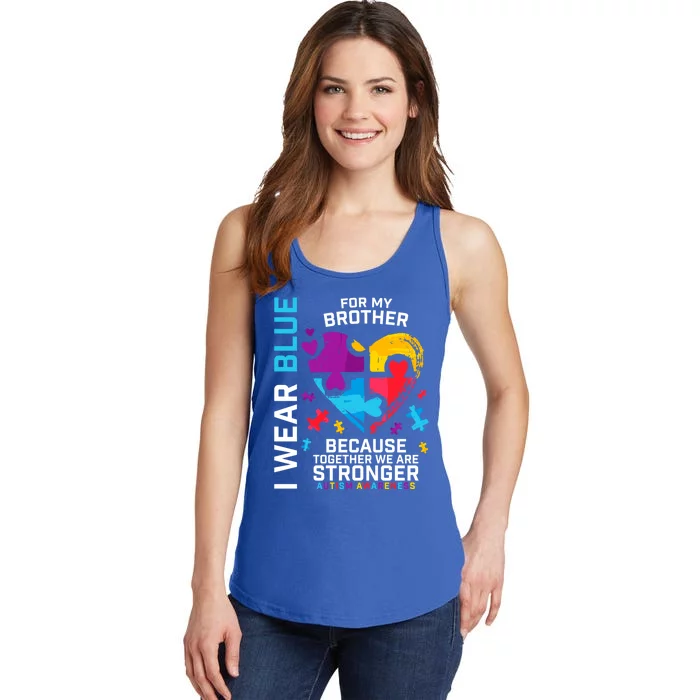 Autism Gift Brother Funny Gift Autism Awareness Meaningful Gift Ladies Essential Tank