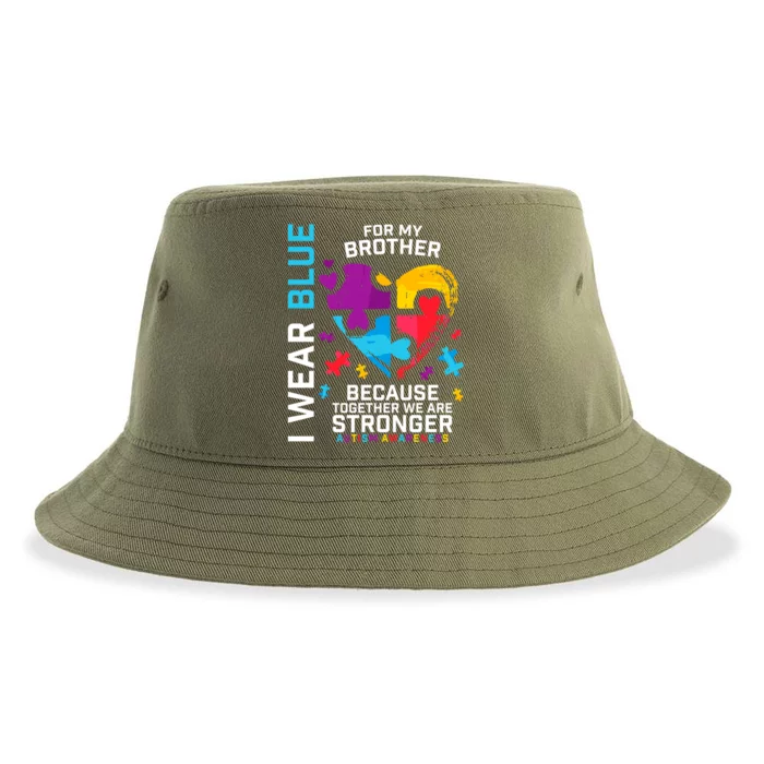 Autism Gift Brother Funny Gift Autism Awareness Meaningful Gift Sustainable Bucket Hat