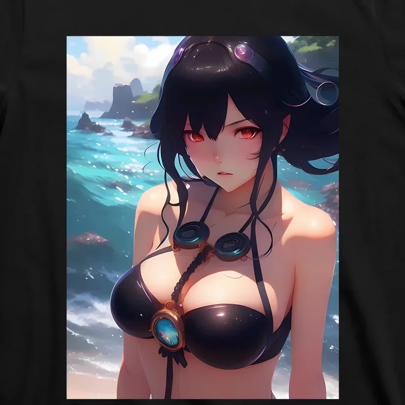 Anime Girl Bikini T-Shirt