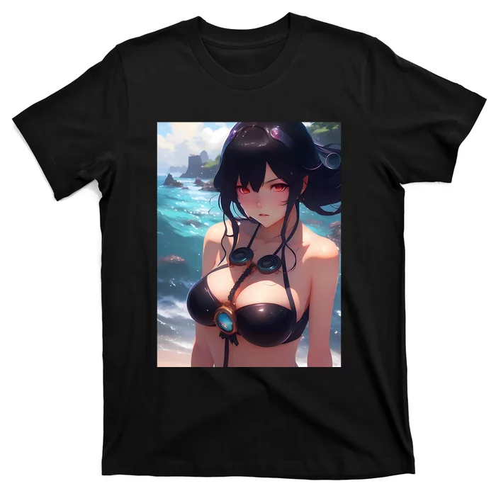 Anime Girl Bikini T-Shirt