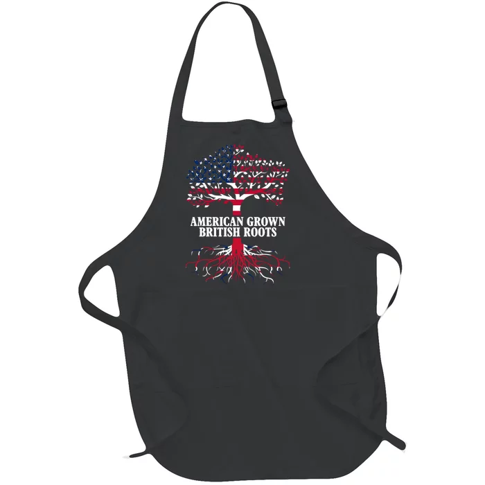 American Grown British Roots Full-Length Apron With Pocket