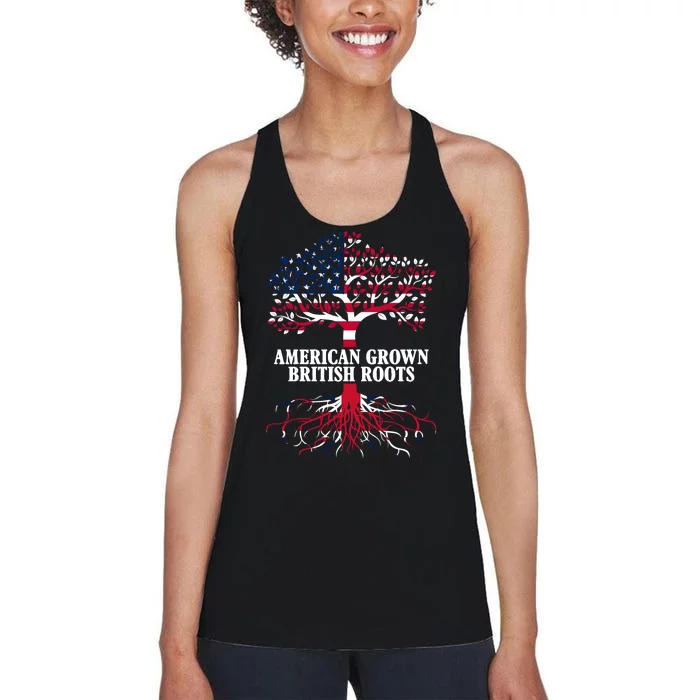 American Grown British Roots Women's Racerback Tank