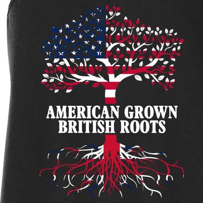 American Grown British Roots Women's Racerback Tank