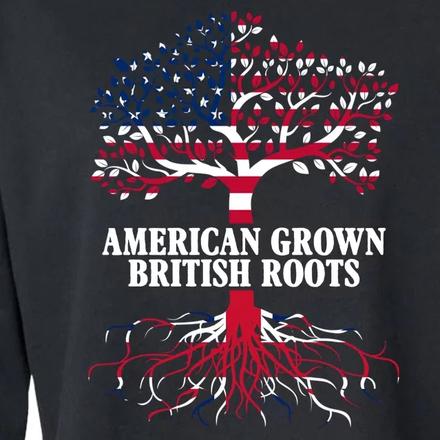 American Grown British Roots Cropped Pullover Crew