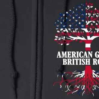 American Grown British Roots Full Zip Hoodie