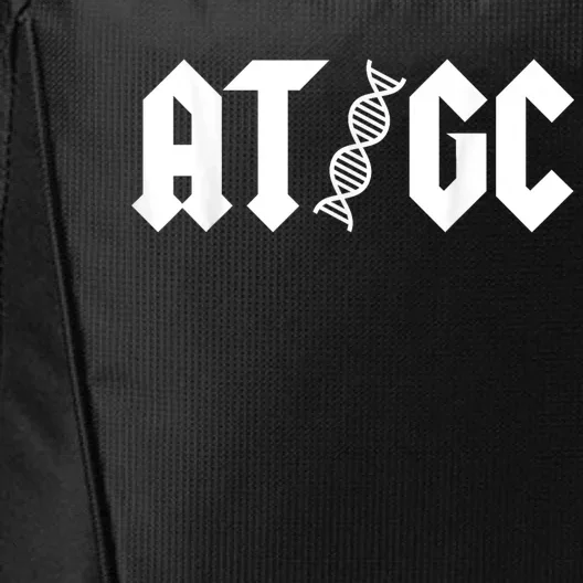 At Gc Biology Dna Strand Double Helix Teacher Pupil Student City Backpack