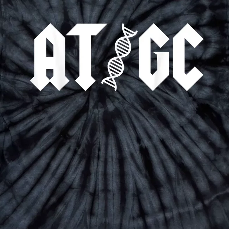 At Gc Biology Dna Strand Double Helix Teacher Pupil Student Tie-Dye T-Shirt