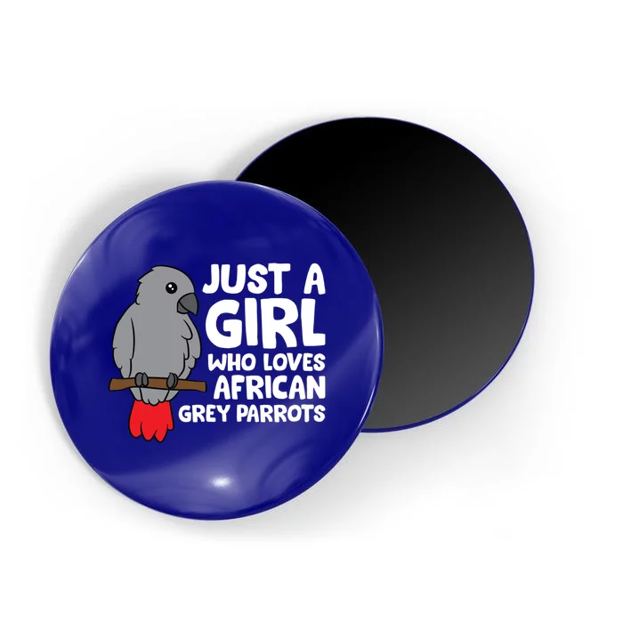 African Grey Bird Just A Who Loves African Grey Parrots Gift Magnet