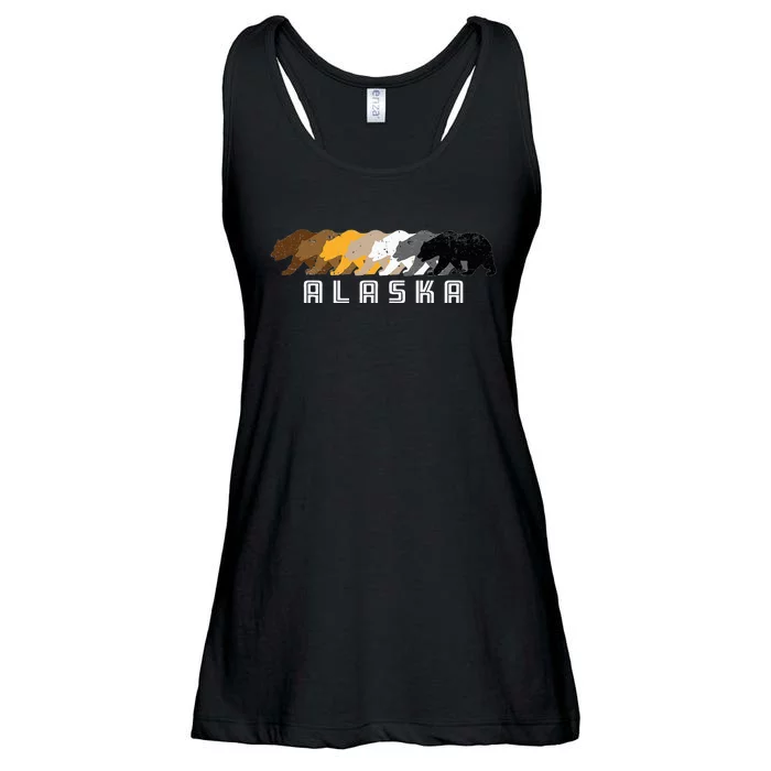 Alaska Gay Bear Distressed Ladies Essential Flowy Tank