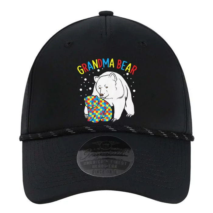 Autism Grandma Bear! Autism Awareness Gift Performance The Dyno Cap