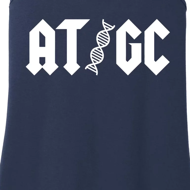 At Gc Biology Dna Strand Double Helix Teacher Pupil Student Ladies Essential Tank