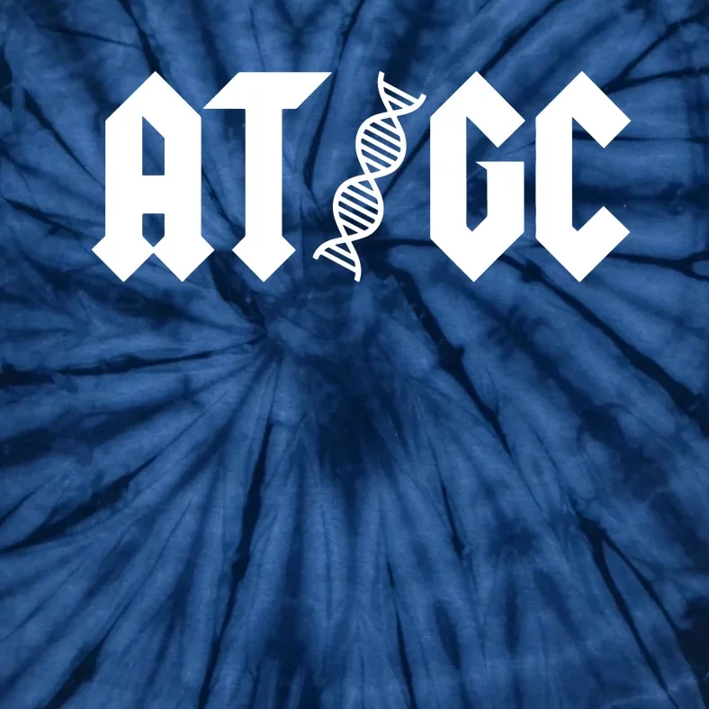 At Gc Biology Dna Strand Double Helix Teacher Pupil Student Tie-Dye T-Shirt