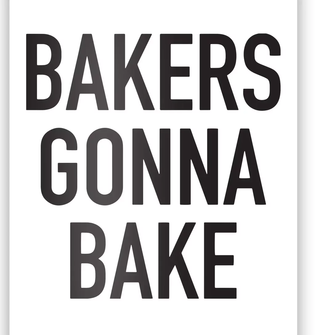 Akers Gonna Bake Funny Baking Quote Poster