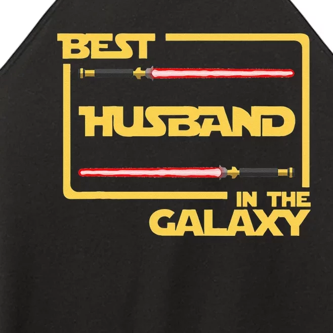 Anniversary Gift Best Husband In Galaxy Husband Women’s Perfect Tri Rocker Tank