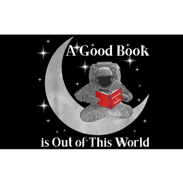 A Good Book Is Out Of This World Astronaut Bumper Sticker