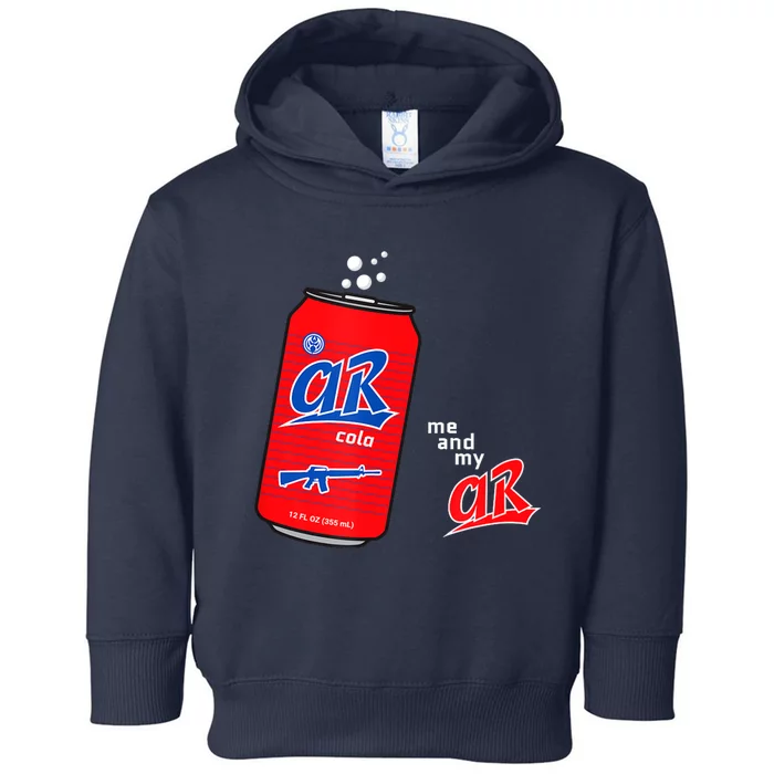 AR15 Gun Cola Parody Soda Toddler Hoodie