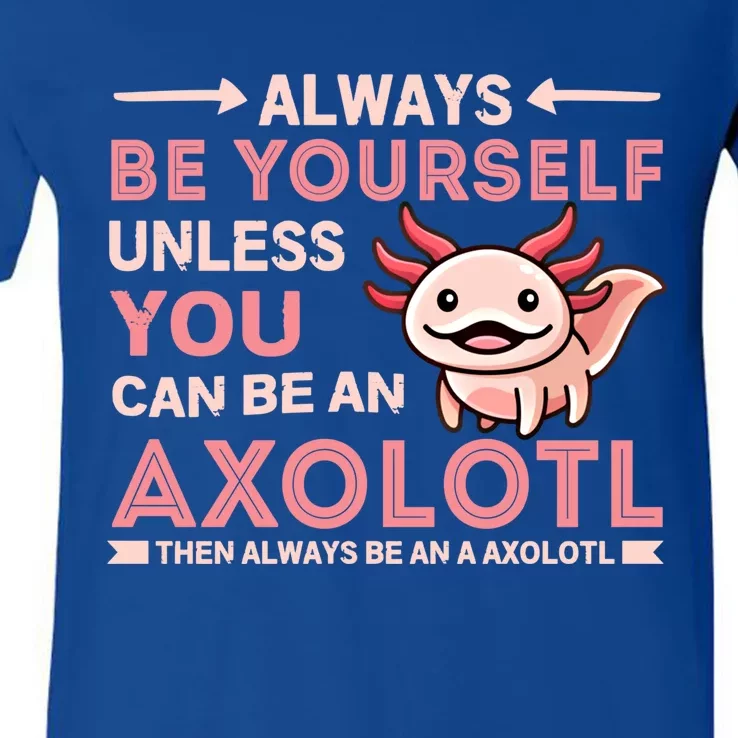 Axolotl Gift Cool Gift V-Neck T-Shirt