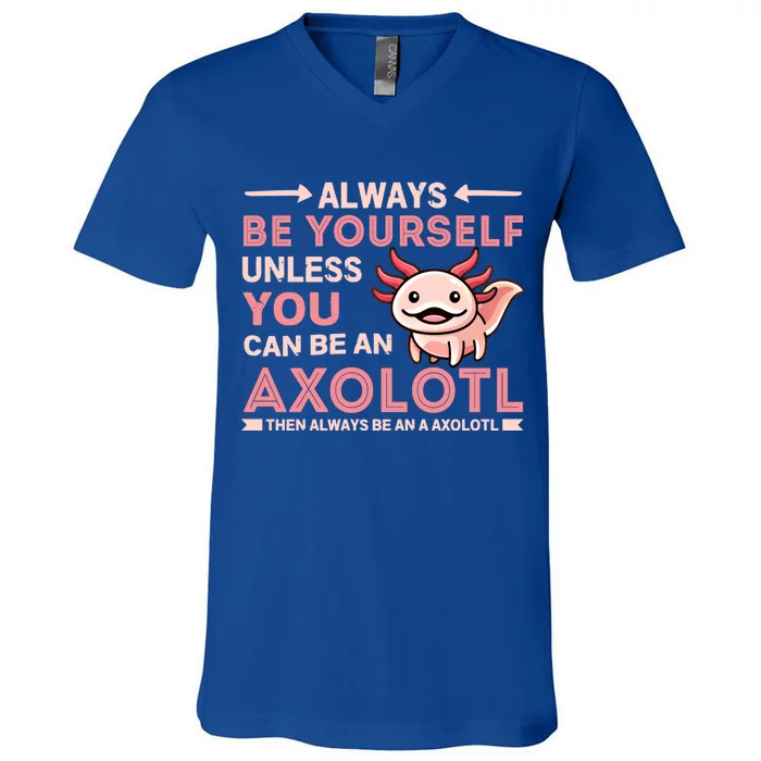 Axolotl Gift Cool Gift V-Neck T-Shirt