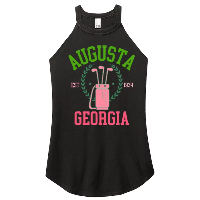 Augusta Georgia Coquette Golf Tournament Bows Social Club Women’s Perfect Tri Rocker Tank