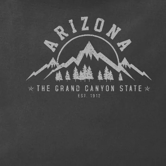 Arizona Grand Canyon State Est. 1912 Mountains Nature Gift Zip Tote Bag