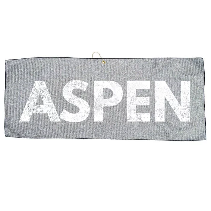 Aspen Gift Colorado Skiing Large Microfiber Waffle Golf Towel