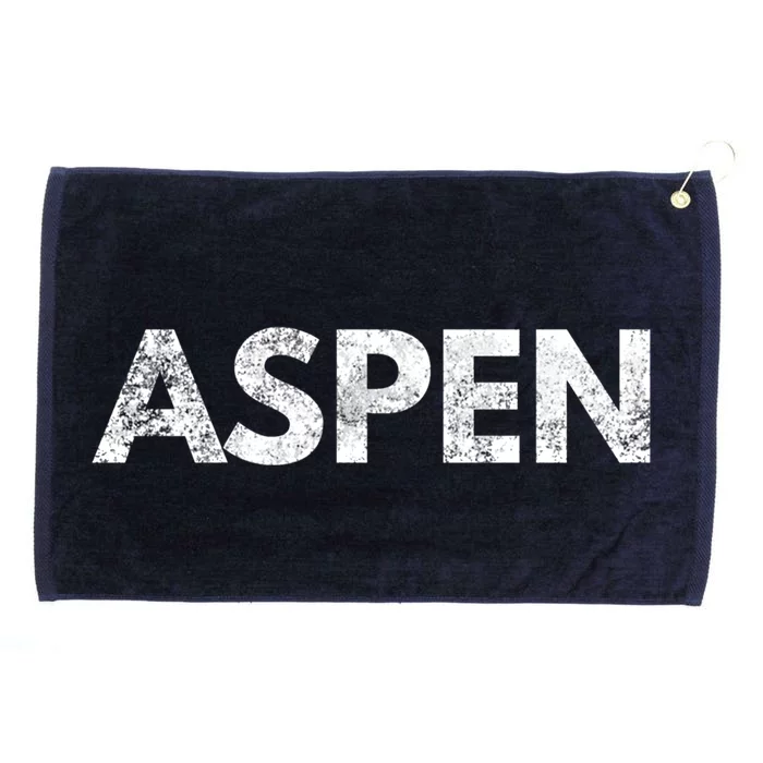 Aspen Gift Colorado Skiing Grommeted Golf Towel