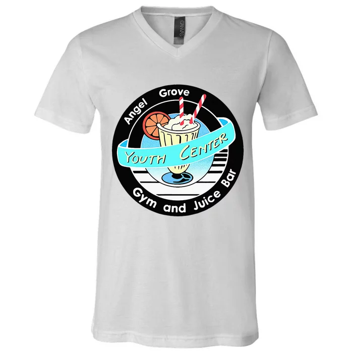 Angel Grove Center Gym And Juice Bar V-Neck T-Shirt