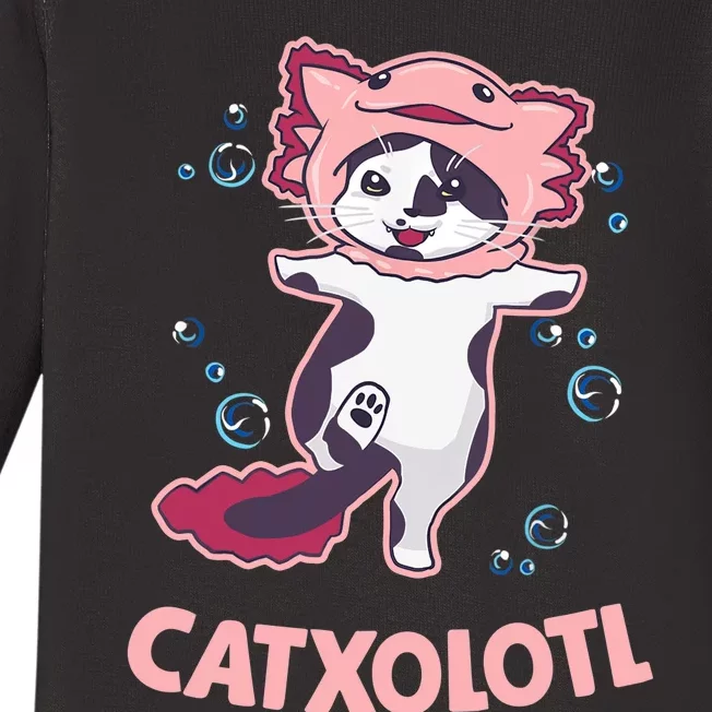 axolotl gifts, catxolotl, axolotl lovers Baby Long Sleeve Bodysuit