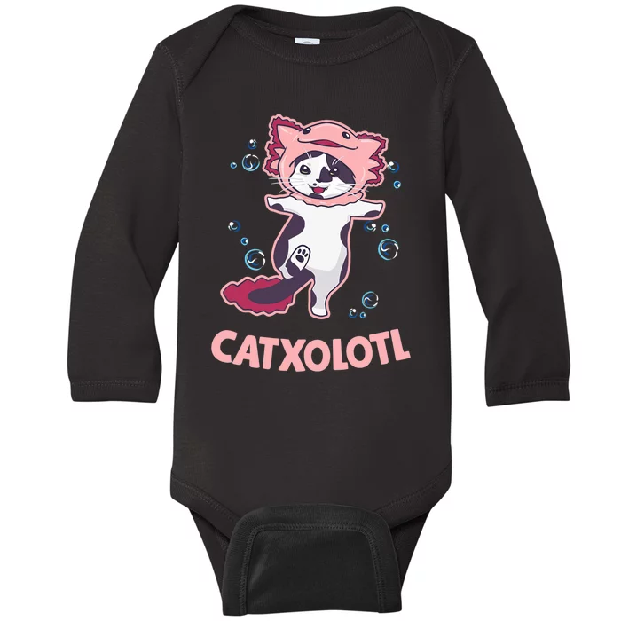 axolotl gifts, catxolotl, axolotl lovers Baby Long Sleeve Bodysuit